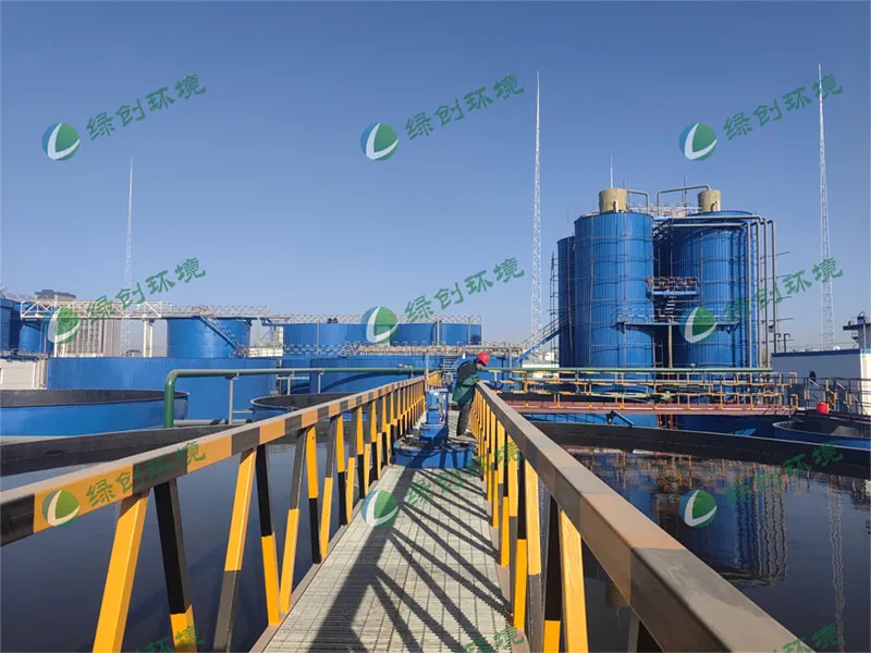 0001-03 Площадка проекта реконструкции и расширения сооружений очистки сточных вод компании Цзиньчжоу Юаньчэн Байотек, Ляонин, Китай.